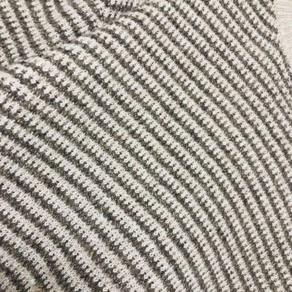 DAY & AGE Contrasting Knit Pullover Sweater In Sand Size Medium - Picture 8 of 9